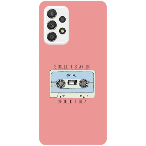 Samsung A33 Should i go Transparent Silicone TPU Θήκη