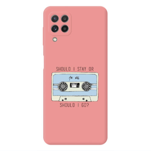 Samsung A22 4G Should i go Transparent Silicone TPU Θήκη