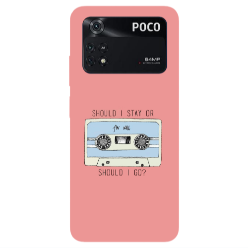 Xiaomi Poco M4 Pro 4G Should i go Transparent Silicone TPU Θήκη