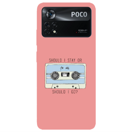 Xiaomi Poco X4 Pro Should i go Transparent Silicone TPU Θήκη