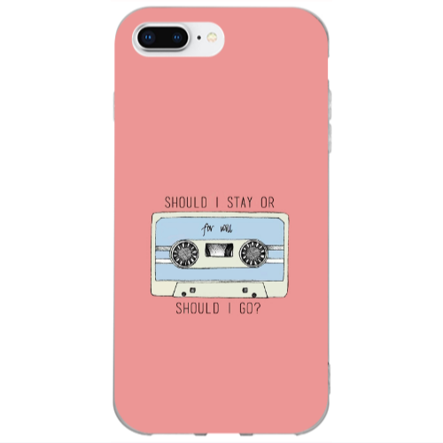 Apple iPhone 7 Plus Should i go Transparent Silicone TPU Θήκη