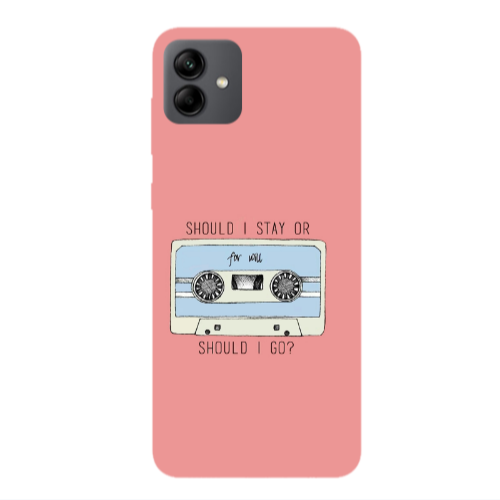 Samsung A04 Should i go Transparent Silicone TPU Θήκη
