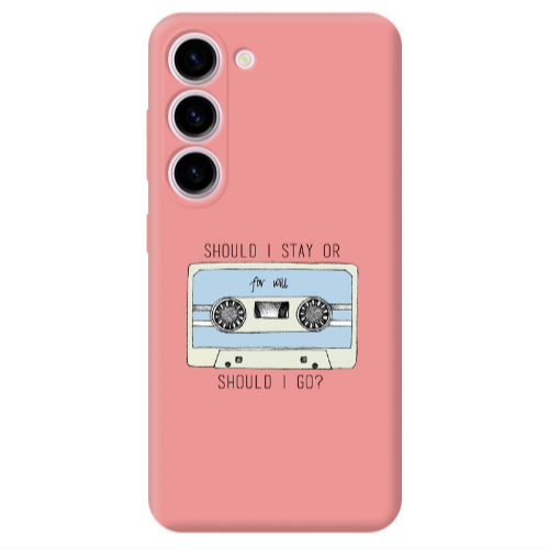 Samsung S23 Plus Should i go Transparent Silicone TPU Θήκη