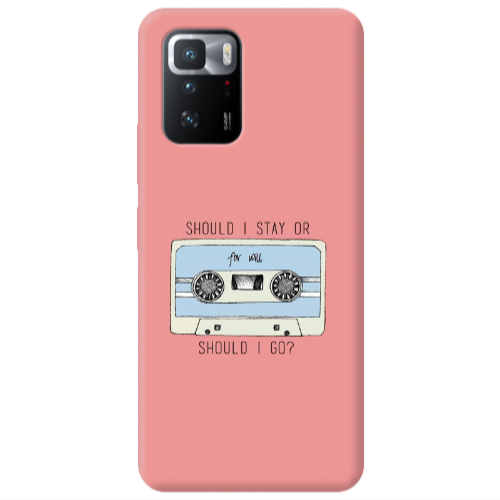 Xiaomi Poco X3 GT Should i go Transparent Silicone TPU Θήκη