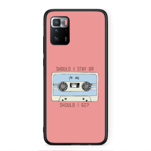 Xiaomi Poco X3 GT Should i go Black Glossy Θήκη