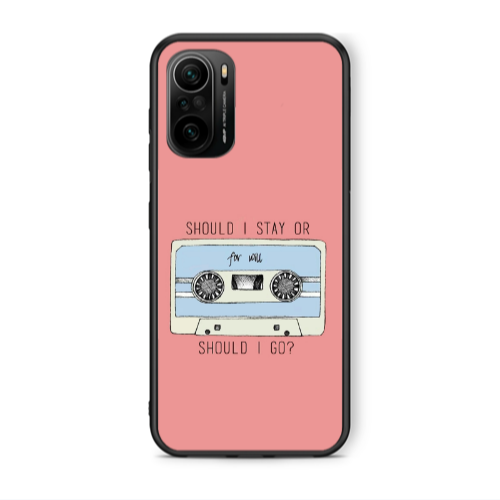 Xiaomi Poco F3 Should i go Black Glossy Θήκη