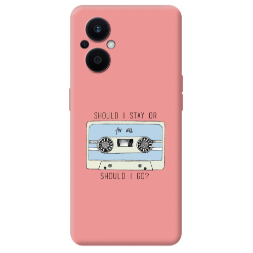 Oppo Reno 7 Lite Should i go Transparent Silicone TPU Θήκη