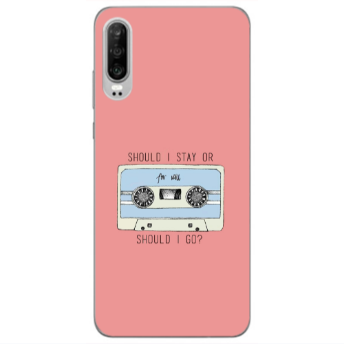 Huawei P30 Should i go Transparent Silicone TPU Θήκη
