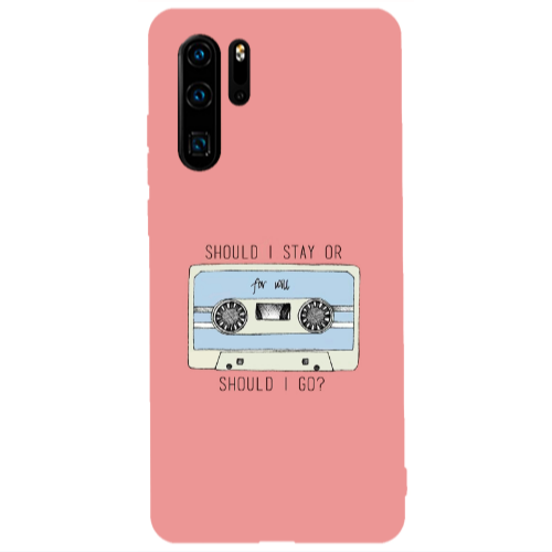 Huawei P30 Pro Should i go Transparent Silicone TPU Θήκη