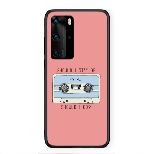Huawei P40 Pro Should i go Black Glossy Θήκη
