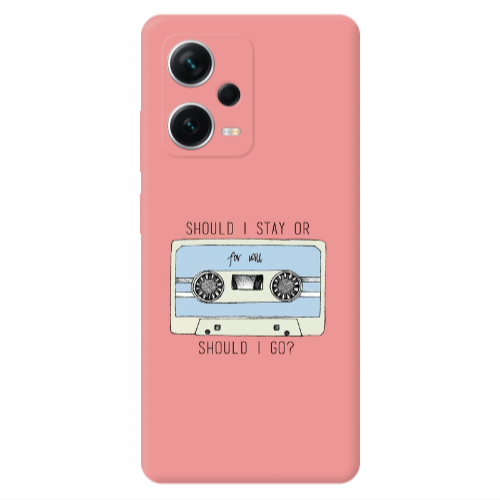 Xiaomi Redmi Note 12 5G Should i go Transparent Silicone TPU Θήκη