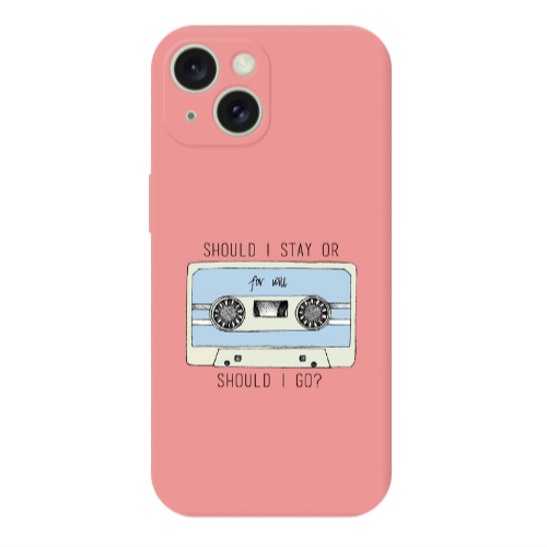 Apple iPhone 15 Plus Should i go Transparent Silicone TPU Θήκη
