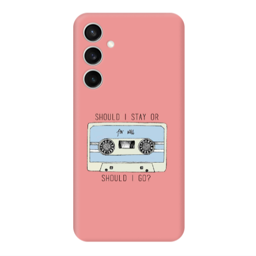 Samsung S23FE Should i go Transparent Silicone TPU Θήκη
