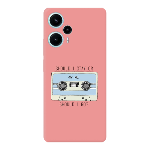 Xiaomi Poco F5 Should i go Transparent Silicone TPU Θήκη