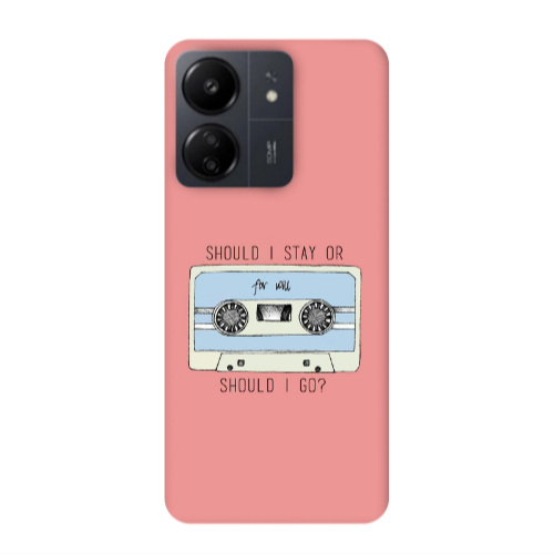 Xiaomi Redmi 13C Should i go Transparent Silicone TPU Θήκη