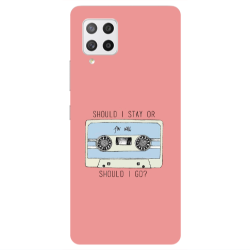 Samsung A42 5G Should i go Transparent Silicone TPU Θήκη