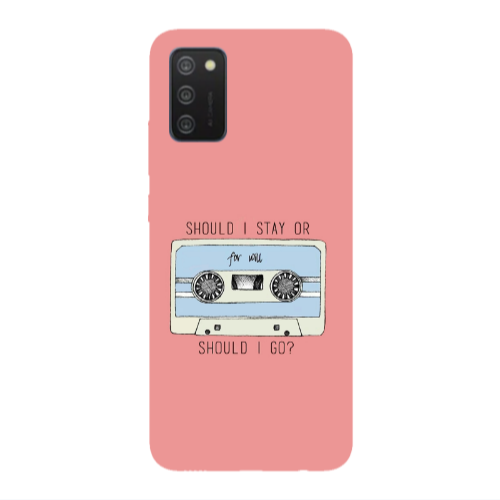 Samsung A02s Should i go Transparent Silicone TPU Θήκη