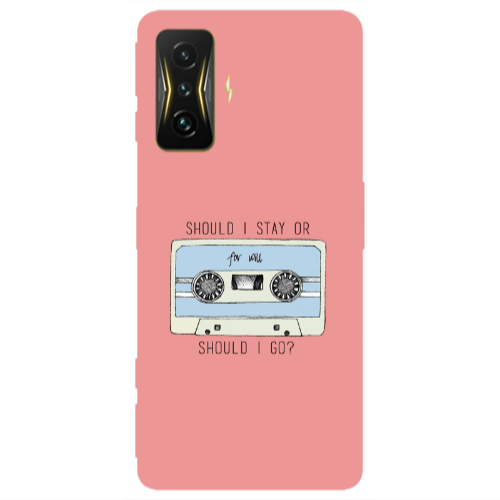 Xiaomi Poco F4 Gt Should i go Transparent Silicone TPU Θήκη