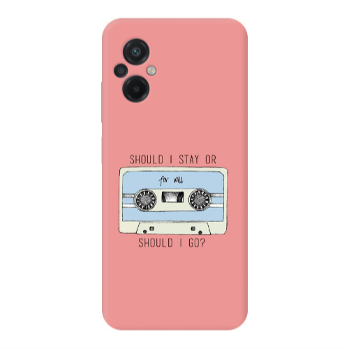 Xiaomi Poco M5 Should i go Transparent Silicone TPU Θήκη