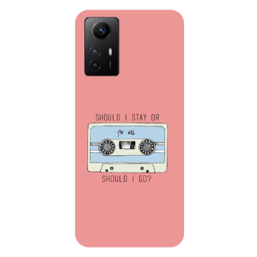 Xiaomi Redmi Note 12s Should i go Transparent Silicone TPU Θήκη
