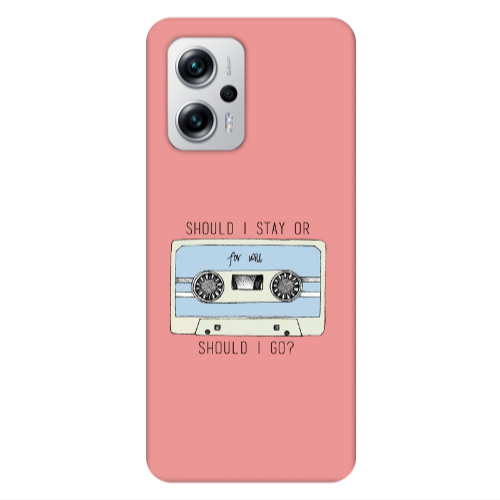 Xiaomi Poco X4 GT Should i go Transparent Silicone TPU Θήκη