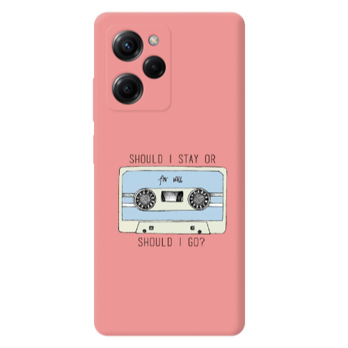 Xiaomi Poco X5 Pro Should i go Transparent Silicone TPU Θήκη