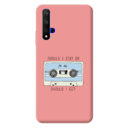 Huawei Nova 5 T Should i go Transparent Silicone TPU Θήκη