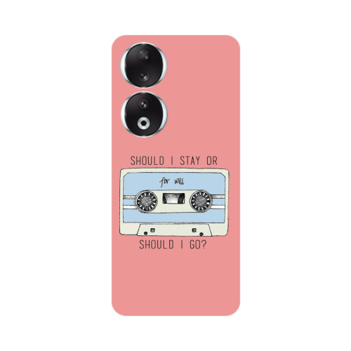 Honor 90 5G Should i go Transparent Silicone TPU Θήκη