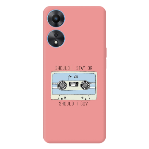 Oppo A 98 Should i go Transparent Silicone TPU Θήκη