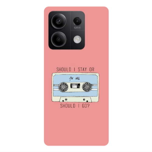 Xiaomi Redmi Note 13 5G Should i go Transparent Silicone TPU Θήκη