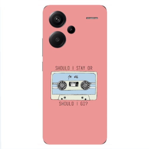 Xiaomi Redmi Note 13 Pro+ 5G  Should i go Transparent Silicone TPU Θήκη