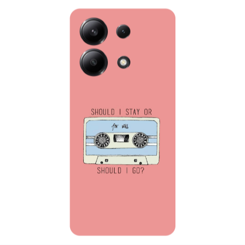Xiaomi Redmi Note 13 4G Should i go Transparent Silicone TPU Θήκη