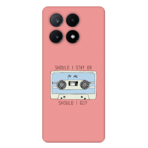 Xiaomi Poco X6Pro 5G Should i go Transparent Silicone TPU Θήκη