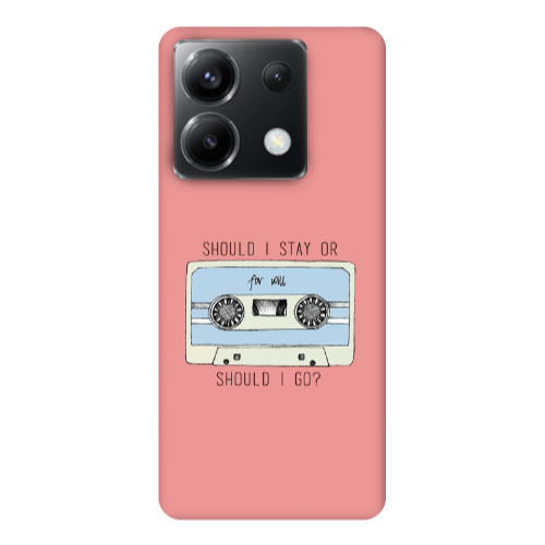 Xiaomi Poco X6 5G Should i go Transparent Silicone TPU Θήκη