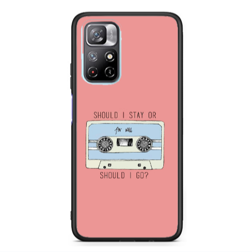 Xiaomi Poco M4 Pro 5G Should i go Black Glossy Θήκη