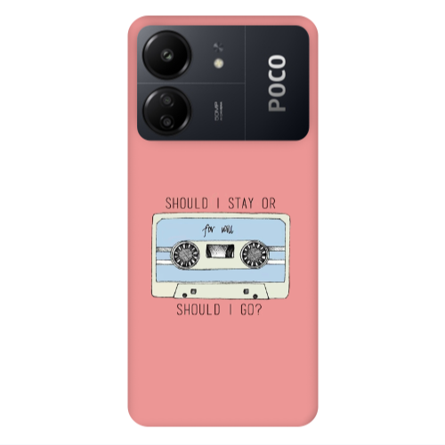 Xiaomi Poco C65 Should i go Transparent Silicone TPU Θήκη