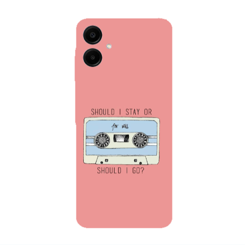 Samsung A06 Should i go Transparent Silicone TPU Θήκη