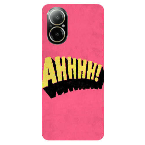 Realme C67 Ahhhh Transparent Silicone TPU Θήκη