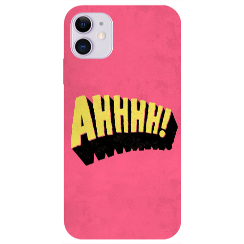 Apple iPhone 11  Ahhhh Transparent Silicone TPU Θήκη