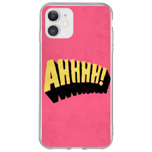 Apple iPhone 12 Ahhhh Transparent Silicone TPU Θήκη