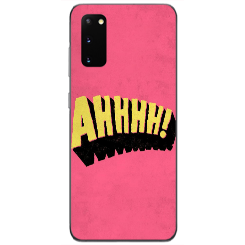 Samsung S20 Ahhhh Transparent Silicone TPU Θήκη