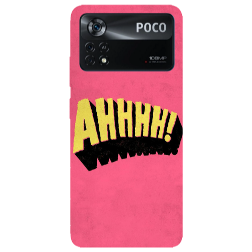 Xiaomi Poco X4 Pro Ahhhh Transparent Silicone TPU Θήκη