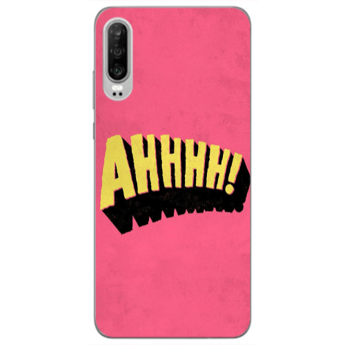 Huawei P30 Ahhhh Transparent Silicone TPU Θήκη