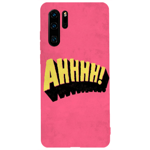 Huawei P30 Pro Ahhhh Transparent Silicone TPU Θήκη
