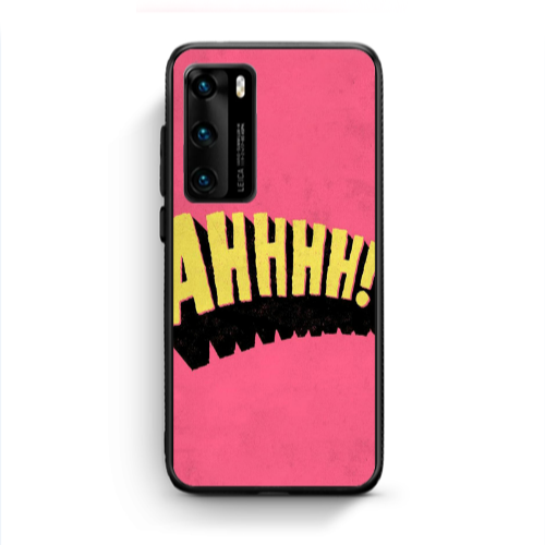 Huawei P40 Ahhhh Black Glossy Θήκη