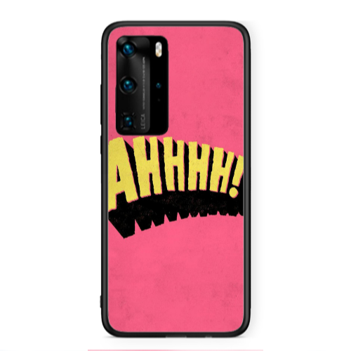 Huawei P40 Pro Ahhhh Black Glossy Θήκη