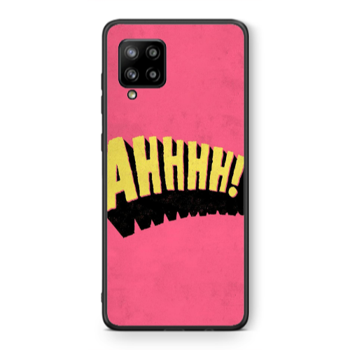Samsung A42 5G Ahhhh Black Glossy Θήκη