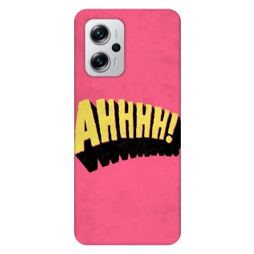 Xiaomi Poco X4 GT Ahhhh Transparent Silicone TPU Θήκη