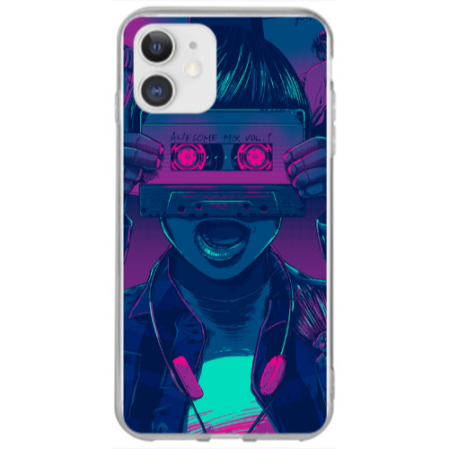Apple iPhone 12 Awe some mix vol. Transparent Silicone TPU Θήκη