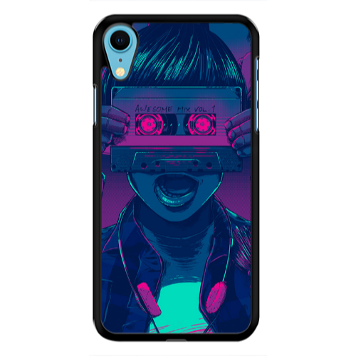 Apple iPhone Xr Awe some mix vol. Black Glossy Θήκη